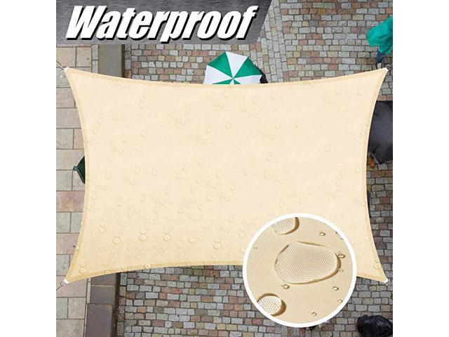 7 x 12 Blue TADR0712 Rectangle Waterproof Sun Shade Sail Canopy Awning Shelter Fabric 95 UV Blockage UV amp Water Resistant Outdoor Patio Garden
