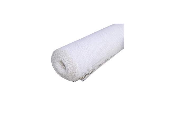 Plastic Chicken Wire Mesh Hexagonal Plastic Poultry Netting Extruded Plastic Chicken Wire Fence PVC Coated Plastic Poultry Netting 04m4m=13ftX131ft
