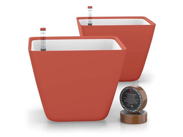 5quot Self Watering Pots for Indoor Plants Flower Pot with Water Level Indicator for Plants Grow Tracking Tool Self Watering Planter Plant Pot