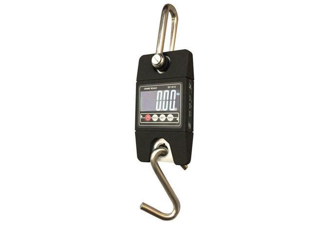 Neweggbusiness Sf 912 500kg 600lbs Electronic Portable Mini Crane Scale Charger Kg Lb Black