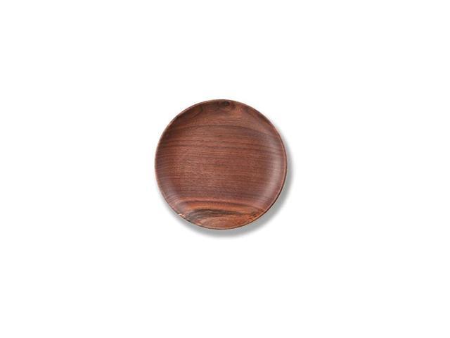 Plates Tray Wood Serving Charger Plates Wood Plates (6in Walnut)