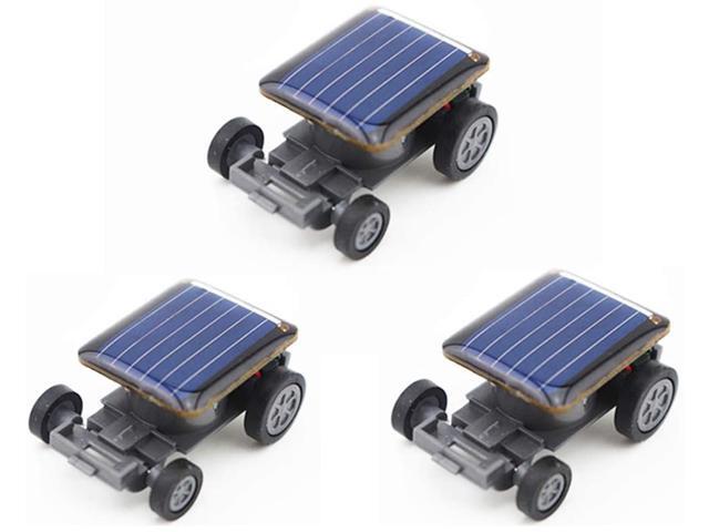 3 Pcs Micro Solar Powered Car Educational Toys for Children Kids Students