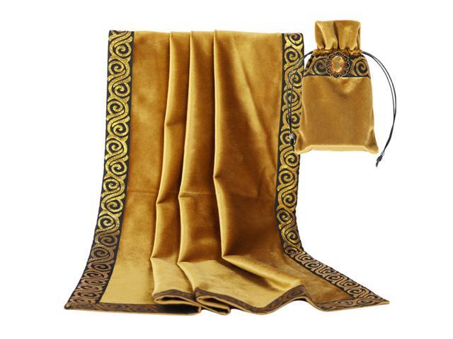 Altar Tarot Table Cloth Velvet Tarot Divination Tablecloth with Tarot Cards Bag Board Game Accessories