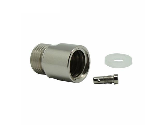 T21-4 to w21.8-14 Adaptateur Converter fit for Home Brew Sodastream Silver 