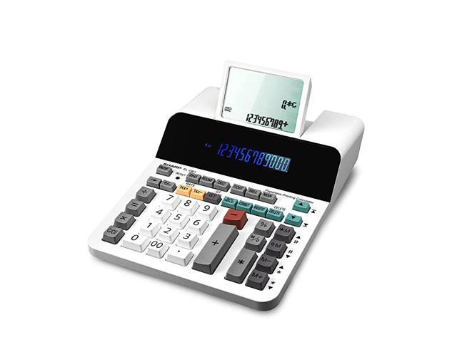 EL1901 Paperless Printing Calculator with Check and Correct 12Digit LCD Primary Display Functions the Same as a Printing CalculatorAdding Machine