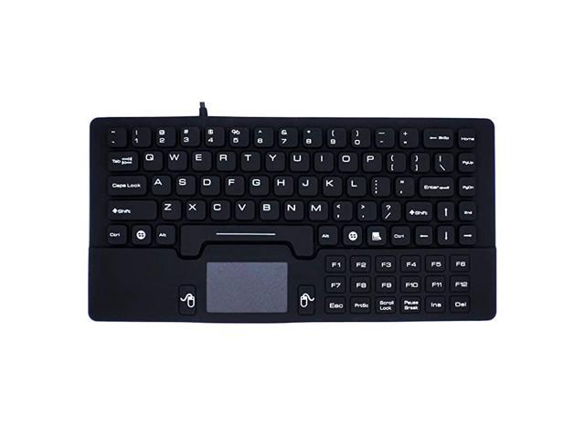Waterproof Mini Keyboard with Touchpad IP68 Washable Silicone KBJHIKB89