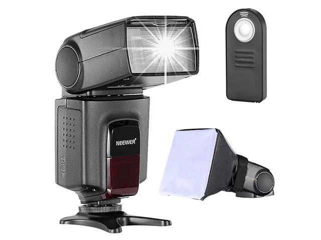 TT560 Speedlite Flash Kit for Canon Nikon Sony Pentax DSLR Camera with Standard Hot ShoeIncludes 1TT560 Flash + 1Flash Diffuser + 1Remote Control