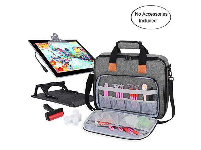 Carrying Bag for A4 Light Pad and Diamond Painting Tools Protective Case for Diamond Painting Light Box and Accessories Fits for A4 Light Pad Gray