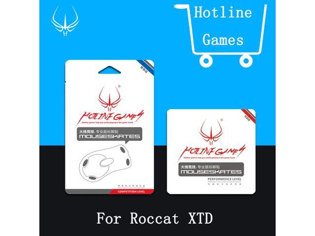 2 sets/packHotline Games Mouse Feet Mouse skate For ROCCAT Kone XTD 028mm Performance Level Mousepad Mouse sticker