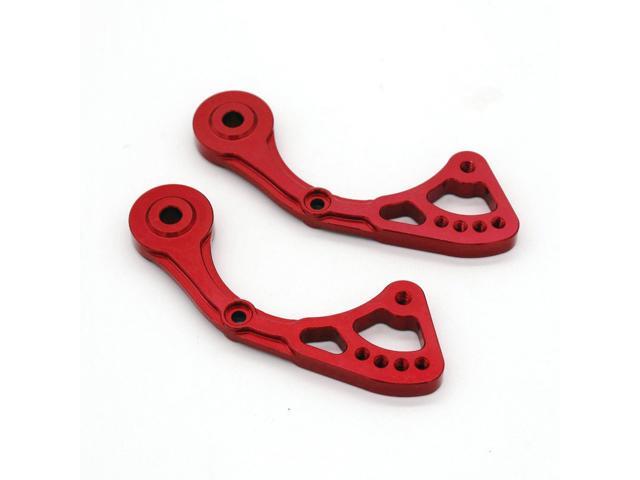 2PCS JLB Upgraded Metal Head Up Tail Wheel Bracket EA1023 for JLB 1/10 J3 Racing Vehicle Models RC Car Parts