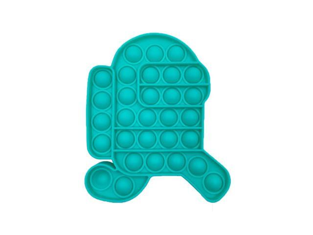 New Multi-color Push Bubble Sensory Funny Stress Reliever Education Puzzle Fidget Toy for Adults Kids Creative Gifts-Green
