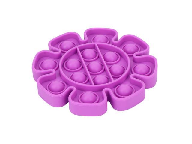 Push Bubble Sensory Toy Autism Needs Squishy Stress Reliever Toys Adult Kid Funny Anti-stress It Fidget Reliver Stress Last Mouse Lost-Flower/Green