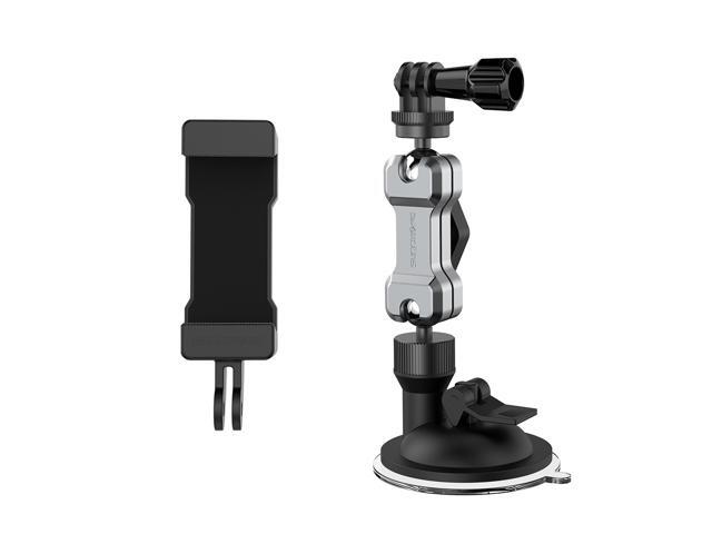 Sunnylife Car Suction Cup Holder Phone Holder Mount Set for DJI Pocket 2/G0Pro 9 Handheld Gimbal-Suction Cup+Phone Clip