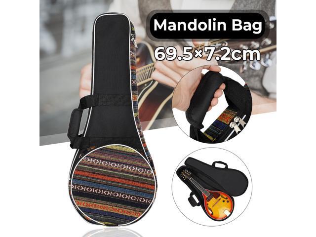 Mandolin Bag Cotton Padded Thickened Organizer Portable Storage Case Cover Musical Instrument Accessories for Travel