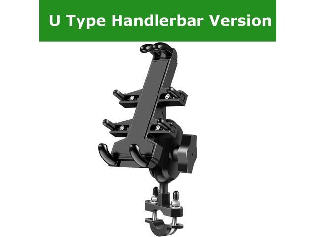 Motorcycle Phone Bracket Handlebar/Rear Mirror/M10/M8 Mount Aluminum Bike Mobile Holder Bicycle Riding GPS Fixed Bracket-M8 Ball Head