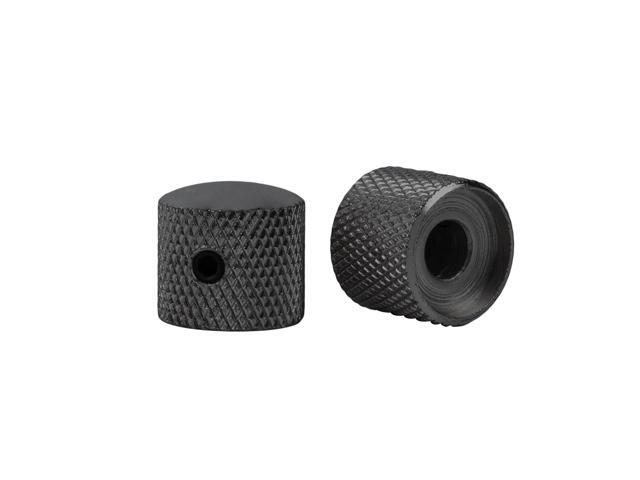 NAOMI Guitar Volume Button Cap Metal Guitar Volume Control Switch Guitar Parts Accessories-Black