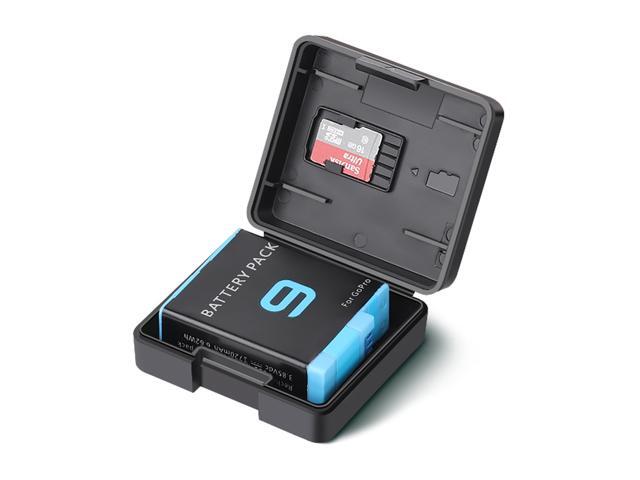 RUIGPRO 46*4*16cm Battery Moisture-proof Storage Box for for GOPRO Hero9/8/7/6/5 DJI OSMO Action Sports Camera Battery-Black Battery Storage Box
