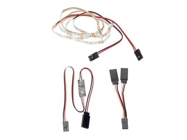 5-8V Night Flight LED Light Strip Controller Intelligent Navigation Light For AR Wing Skyhunter ZOHD Talon RC Airplane