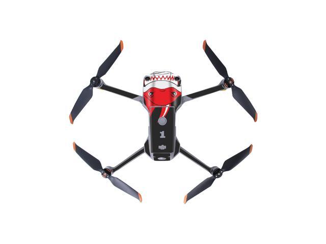 Sunnylife PVC Stickers Drone & Arm & Battery & Remote Controller Whole Set Stickers for DJI Mavic Air 2S-Red Shark
