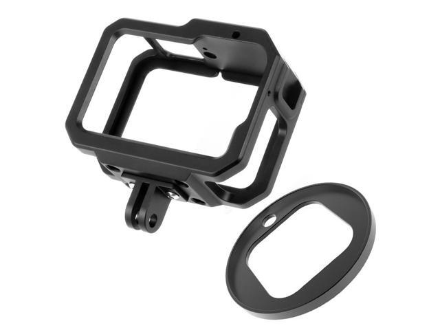 BGNing Aluminum Alloy Anti-fall Wear-Resistant Heart Dissipation Hot and Cold Shoe Protection Cover Case Extension Adapter for GoPro9 Sports