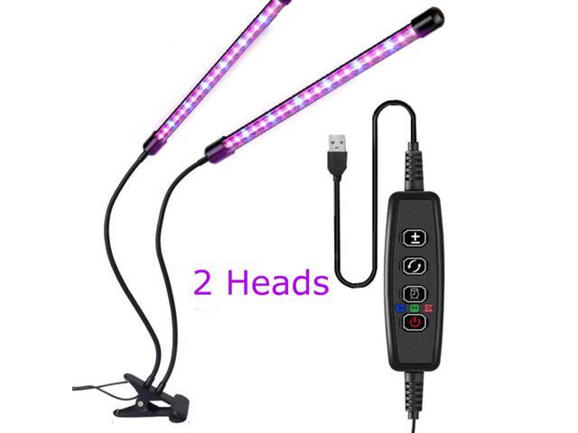 1/2/3/4 Head LED Grow Light Plant Growing Lamp Lights with Clip for Indoor Plants-40LED