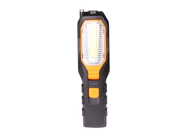 Double Light 800lm USB Rechargeable COB LED Work Lamp Mobile Phone Power Bank Flexible Magnetic Inspection Light Emergency SOS Flashlight with
