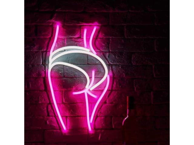 Neon Light Sign Custom Led Human Body Girl's Buttocks Visual Art Bar Club Wall Hanging Flexible Lighting For Sign Decor Room-Type A