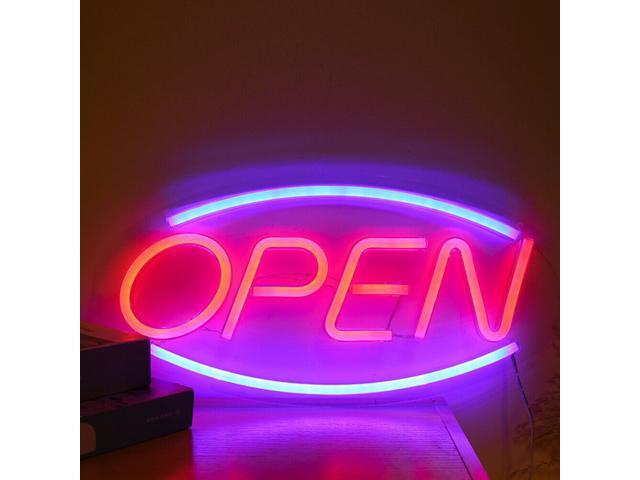 Colorful LED Neon Sign Night Light USB Visual Artwork Party Bar Home Decoration-Type B