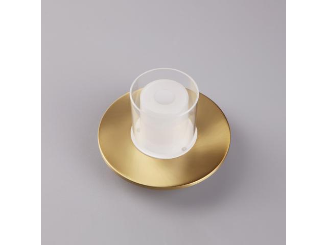Tubicen CANDLE T140003-TC Brass Flameless LED Candle Table Light 2000mAh Rechargeable Battery Operated Lamp Touch Control Stepless Dimming Table