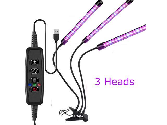 1/2/3/4 Head LED Grow Light Plant Growing Lamp Lights with Clip for Indoor Plants-60LED