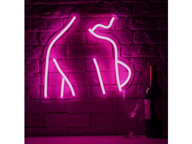Neon Light Sign Custom Led Human Body Girl's Buttocks Visual Art Bar Club Wall Hanging Flexible Lighting For Sign Decor Room-Type B