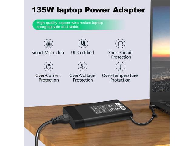 激安通販サイト 人気 NeweggBusiness - Slim 135W 19.5V 6.9A AC Adapter Laptop 電源ユニット
