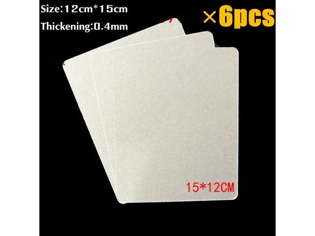 6 pieces/lot Microwave Oven Repairing Part 150 x 120mm Mica Plates Sheets for Galanz, Midea etc. Microwave photo