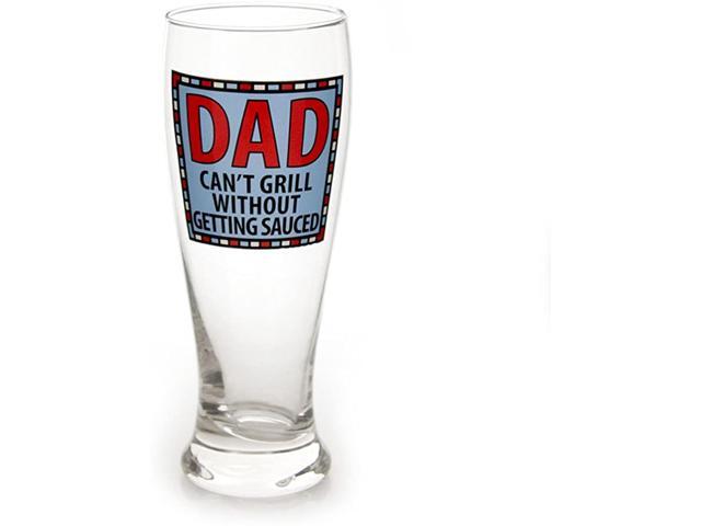 DAD CAN'T GRILL GLASS PILSNER