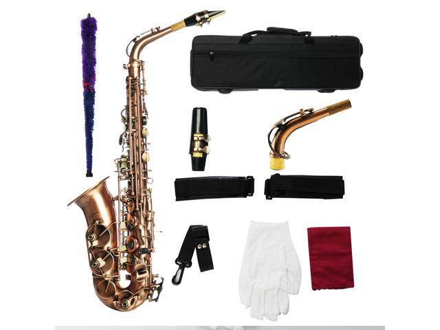 MY S0189 Antique Bronze Alto Saxophone Woodwind Instrument