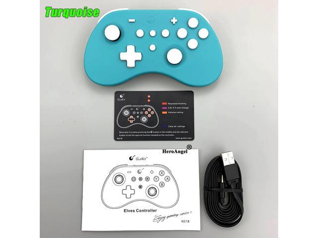 Gulikit NS18 Elves PRO Controller Wireless Bluetooth Gamepad Dual Vibration Motor Turbo Joystick for Switch Windows iOS Android