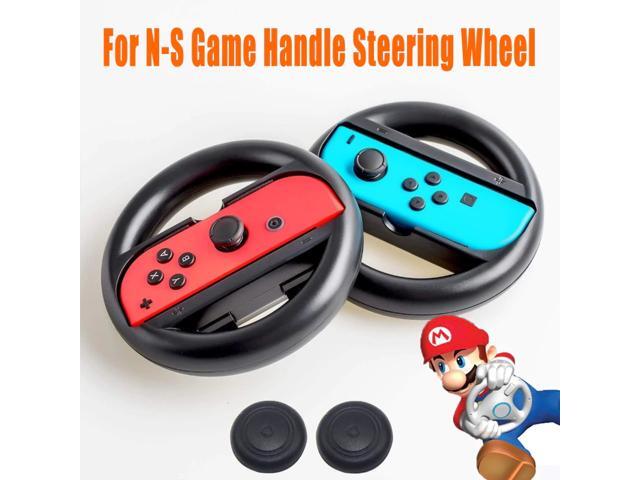 1 pair For Nintend Switch Steering Wheel Handle Stand Holder Left Right Wheel Joy Game con For Nintend Switch NS NX Controller