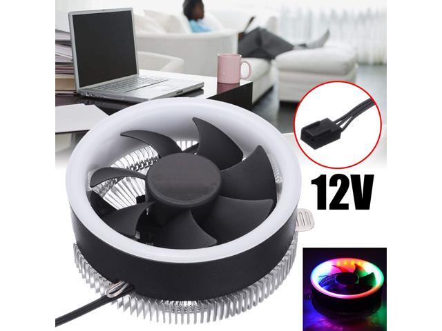 PC CPU Cooler Fan Heatsink LED Blue Aperture CPU Cooling Fan Quiet Radiator For Intel 775/1156 for AMD AM2 AM2+ AM3 AM3+