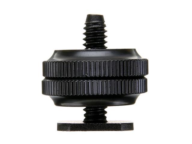 Onsale 1pc Professional Hot Shoe Adapter 1/4 Inch Threaded Dual Nuts Tripod Mount Screw To Flash Hot Shoe Adapters