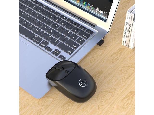 YWYT 24G Wireless Mouse Rechargeable Charging Ultra-Thin Silent Mouse Mute Office Notebook Mice Opto-Electronic for Home Office