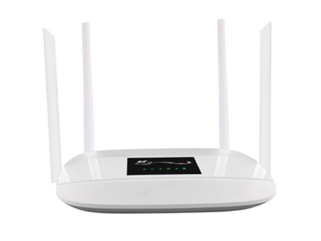 Unlocked 4G LTE Wifi Router Indoor 4G Wireless CPE Router with 4Pcs Antennas and LAN Port & SIM Card Slot EU Plug