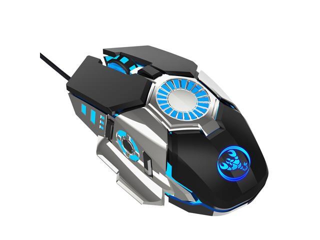 RGB Gamer Gaming Mouse Desktop Laptop USB Interface Plug And Play Macro Programming 6400dpi 7 Buttons Breathing Light Ergonomic