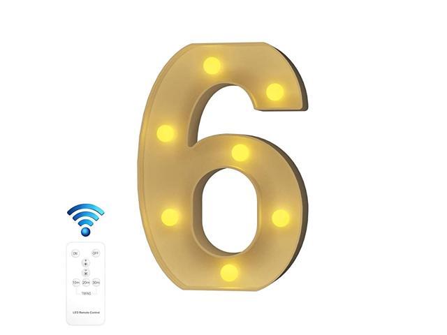 Newly Upgrade LED Letter Lights Marquee Alphabet Light Up Letters with Remote Control Timer Dimmable Battery Powered for Events Wedding Party