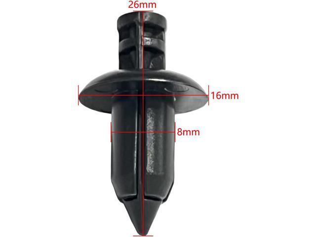 NeweggBusiness - 20pcs 8mm Plastic rivets Fender Clip Retainer