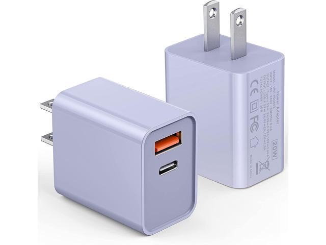 20W USB-C Port Mains Charger Pack + USB-C to Lightning Cable