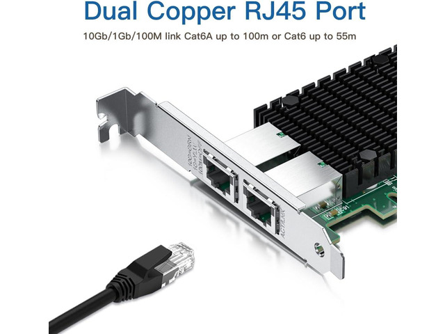 NeweggBusiness - 10Gb RJ45 PCI-E Network Card NIC, Compare to