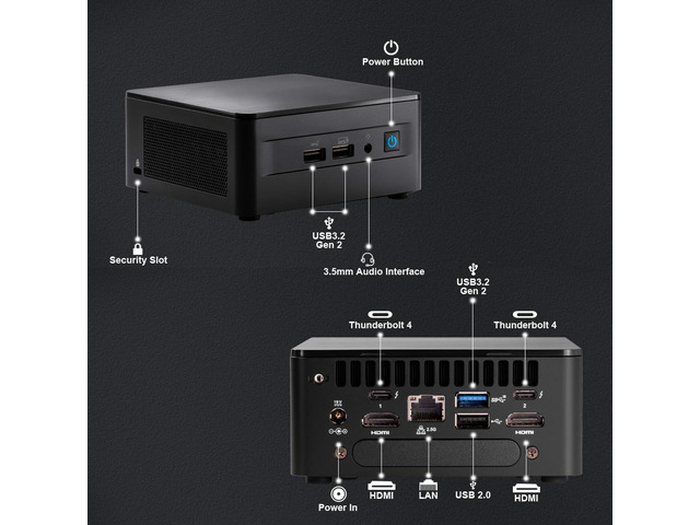 NeweggBusiness - Intel NUC 12 NUC12WSHi5 Mini Desktop Computer