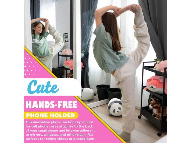 OCTOBUDDY Silicone Suction Phone Case Adhesive Mount - Hands-Free, Strong  Grip Holder for Selfies and Videos - Durable, Easy to Use - iPhone and  Android Compati…
