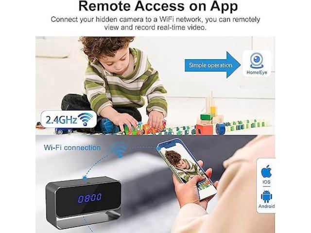 Hidden camera deals remote access