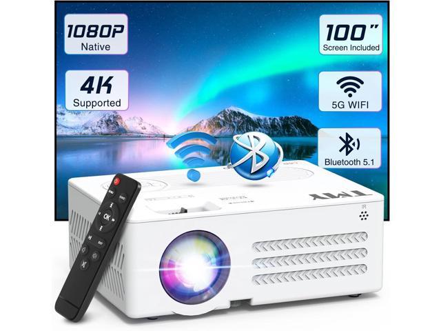 NeweggBusiness - TMY Projector with WiFi and Bluetooth100